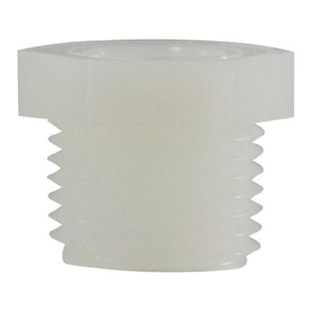 2 X 34 WHITE NYLON HEX BUSHING